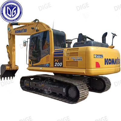 गुणवत्ता  PC200 Used Komatsu Excavator 20 Ton Japanese Used Medium Hydraulic Crawler Excavator फैक्टरी