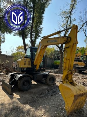 गुणवत्ता  R60w-7 6 Ton Used Hyundai Excavator And Enhanced Stability Control फैक्टरी