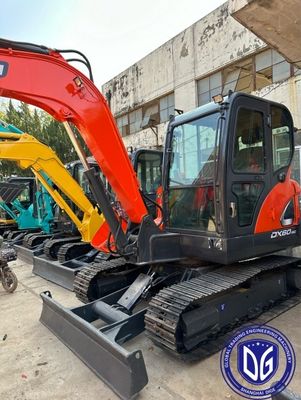 मिनी खुदाई मशीन बिक्री प्रयुक्त Doosan DX60 6Ton छोटे खुदाई मशीन बिक्री के लिए