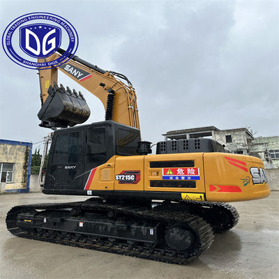 प्रयुक्त Sany SY135 13.5Ton हाइड्रोलिक उत्खनन कई ऑपरेटिंग मोड चयन