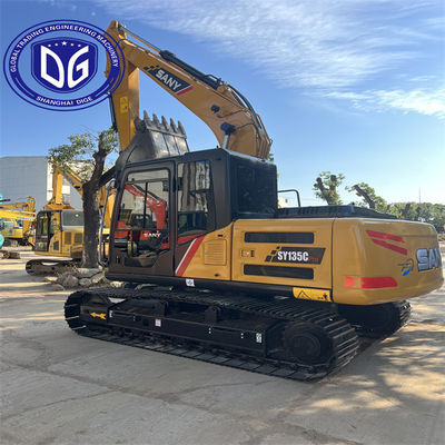 उत्पत्ति चीन SY135 प्रयुक्त Sany Excavator SY135 Excavator सेकंड हैंड Sany Excavator SY135