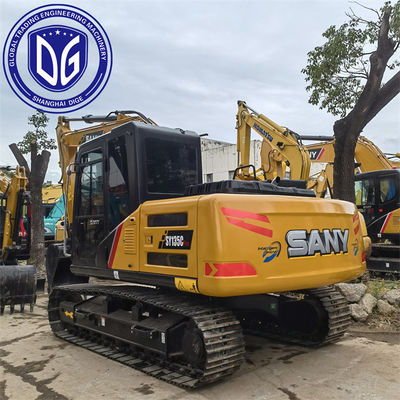 उत्पत्ति चीन SY135 प्रयुक्त Sany Excavator SY135 Excavator सेकंड हैंड Sany Excavator SY135