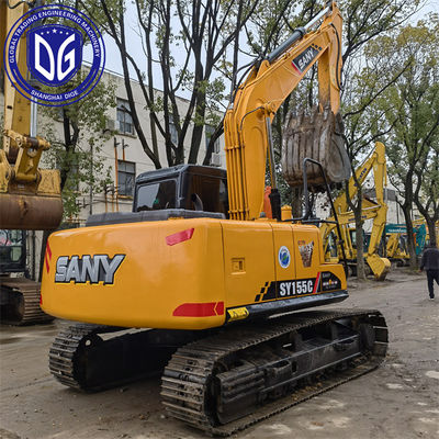 Sy155C Sany 15.5 टन सेकंड हैंड एक्सकेवेटर