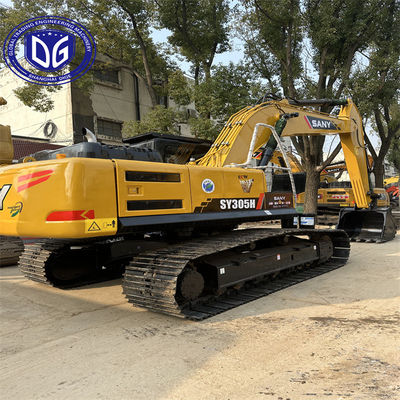 Sany SY305 30.5T प्रयुक्त हाइड्रोलिक प्रयुक्त खुदाई उन्नत उत्सर्जन नियंत्रण प्रणाली
