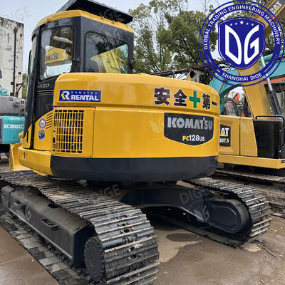 उत्कृष्ट शक्ति स्थायित्व और उच्च दक्षता के साथ जापानी Komatsu PC128US मध्यम खुदाई मशीन