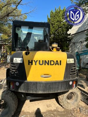 हुंडई यूज्ड व्हील एक्सकवेटर 60w-7,6Ton हाइंड्रॉलिक लघु एक्सकवेटर, 10 यूनिट अब उपलब्ध