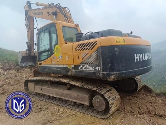 R225LC-9T प्रयुक्त हुंडई खुदाई 22.5 टन लचीला संचालन खुदाई