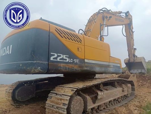 R225LC-9T प्रयुक्त हुंडई खुदाई 22.5 टन हुंडई हाइड्रोलिक खुदाई