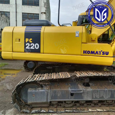 विश्वसनीय प्रदर्शन USED PC220-7 बढ़ी हुई पकड़ और कर्षण के साथ खुदाई मशीन