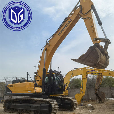 मूल R485LVS प्रयुक्त Hyundai Excavator प्रयुक्त क्रॉलर Excavator कार्य स्थिति