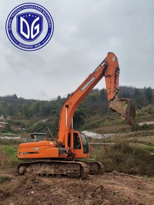 DX370LC 37 टन इस्तेमाल किया Doosan उत्खनन चिकनी हाइड्रोलिक ऑपरेशन हाइड्रोलिक मशीन