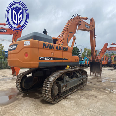 उच्च गुणवत्ता के साथ प्रयुक्त Doosan DX500 50t क्रॉलर खुदाई निर्माण उपकरण
