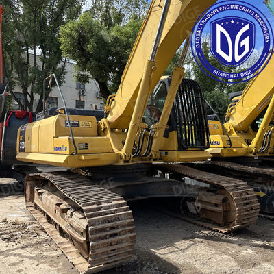 उच्च विश्वसनीयता USED PC350-7 खुदाई मशीन, असमान इलाके पर बेहतर स्थिरता