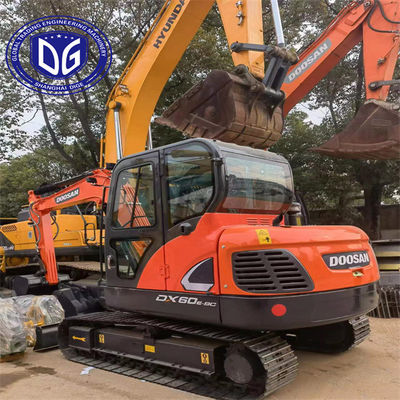 मूल कोरिया DX60 प्रयुक्त Doosan Excavator DX60 Excavator सेकंड हैंड Doosan Excavator DX60