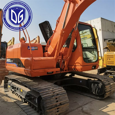 हाइड्रोलिक क्रॉलर Doosan खुदाई DOOSAN DH150LC खुदाई इस्तेमाल किया 15ton खुदाई