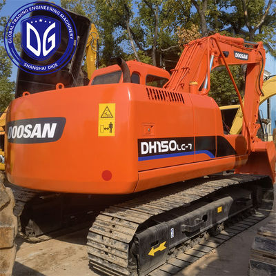हाइड्रोलिक क्रॉलर Doosan खुदाई DOOSAN DH150LC खुदाई इस्तेमाल किया 15ton खुदाई