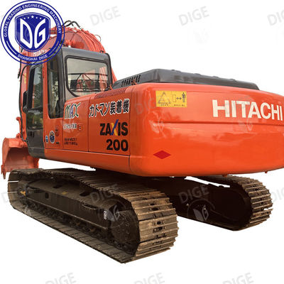 ZX200-6 त्वरित-घटने योग्य घटक डिजाइन के साथ प्रयुक्त हिताची खुदाई मशीन