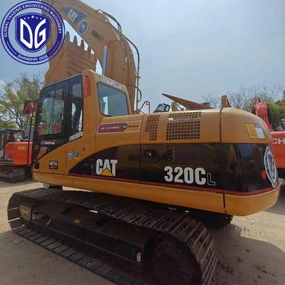 CAT320C 20 टन प्रयुक्त कैटरपिलर हाइड्रोलिक एक्सकेवेटर बिक्री के लिए तैयार प्रारंभिक मॉडल