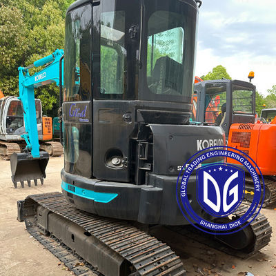इस्तेमाल किया SK55 Kobelco मिनी क्रॉलर हाइड्रोलिक खुदाई मशीन,5.5 टन, 90% नया, अब बिक्री के लिए तैयार