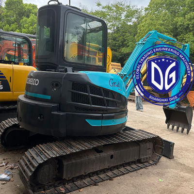 इस्तेमाल किया SK55 Kobelco मिनी क्रॉलर हाइड्रोलिक खुदाई मशीन,5.5 टन, 90% नया, अब बिक्री के लिए तैयार