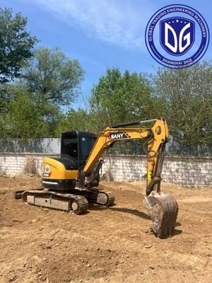 उत्पत्ति चीन SY55 प्रयुक्त Sany Excavator SY55 Excavator सेकंड हैंड Sany Excavator SY55