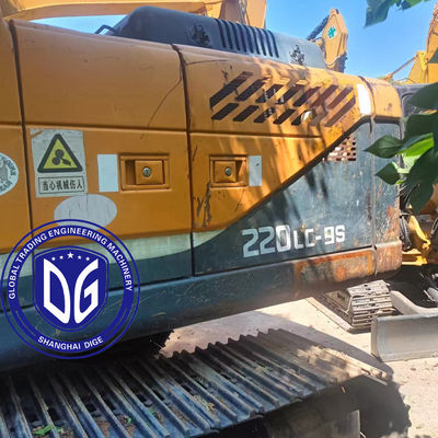मूल कोरिया Hyundai220 प्रयुक्त Hyundai Excavator 220 Excavator सेकंड हैंड Hyundai Excavator 220
