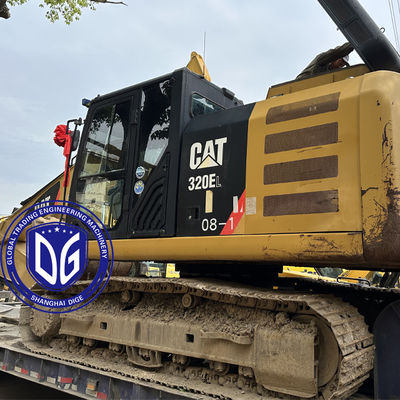 मूल प्रयुक्त CAT320E 20 टन हाइड्रोलिक खुदाई मशीन, शानदार स्थिति में, अब उपलब्ध है