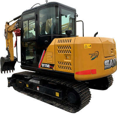 उत्पत्ति चीन SY75 प्रयुक्त Sany Excavator SY75 Excavator सेकंड हैंड Sany Excavator SY75