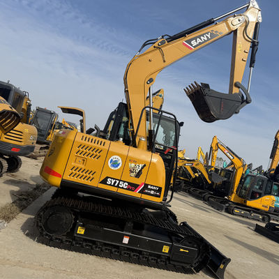 उत्पत्ति चीन SY75 प्रयुक्त Sany Excavator SY75 Excavator सेकंड हैंड Sany Excavator SY75