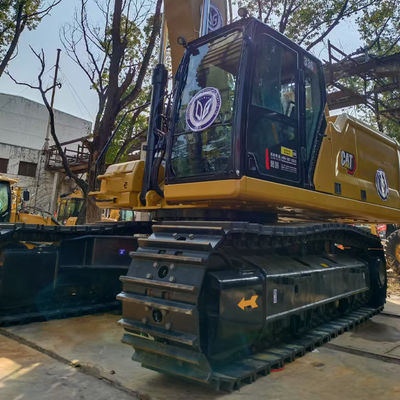 टिकाऊ इस्तेमाल किया कैटरपिलर खुदाई मशीन 2023 लंबाई* चौड़ाई* ऊंचाई 11.17m*3.19m*3.17m आपके व्यवसाय के लिए