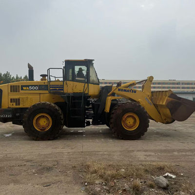 निर्माण स्थलों के लिए कोमात्सु WA500 4.3m3 मानक बाल्टी क्षमता वाले व्हील लोडर