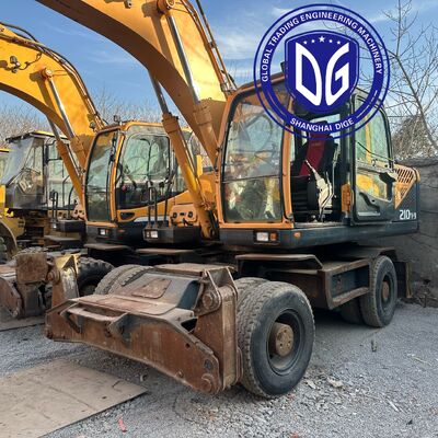 बिक्री के लिए प्रयुक्त हुंडई 210W-9 पहिएदार खुदाई | कुशल एवं निर्यात के लिए तैयार