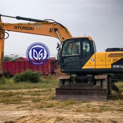 बिक्री के लिए इस्तेमाल किया गया हुंडई 210W-9VS व्हील एक्सकेवेटर हॉट सेलिंग 21टन एक्सकेवेटर