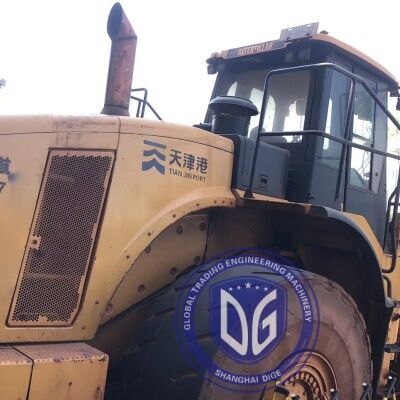 जापान 6.5 टन प्रयुक्त कैटरपिलर व्हील लोडर CAT980H व्हील लोडर स्टॉक में उच्च गुणवत्ता